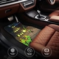 thumbnail image 7 of Lsque Pikmin Print 4-Piece Floor Mats, Heavy-Duty Rubber Liners, Anti-Slip Design, All-Season Automotive Protection, Vehicles, Cars, Trucks, and SUVs, 7 of 7
