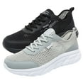 thumbnail image 5 of Sngxgn Mens Running Shoes Sneakers Lightweight Sport Gym Jogging Walking Sneakers(Grey,41), 5 of 8