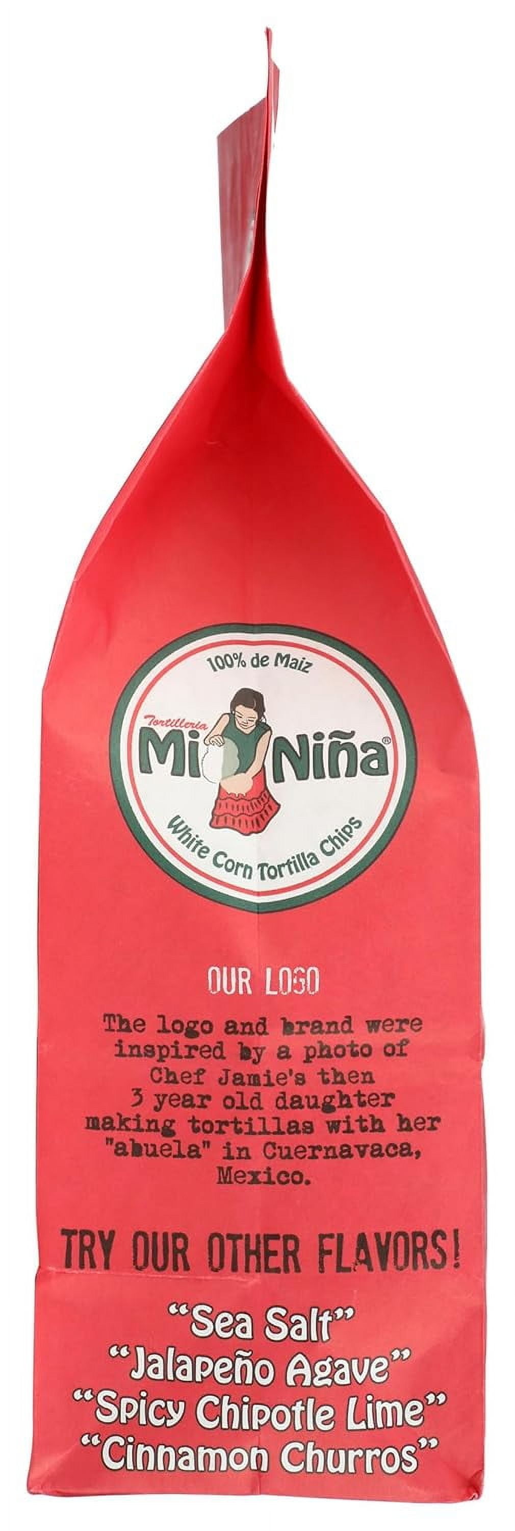 Pack of 9, Tortilleria Mi Niña Pico de Gallo White Corn Tortilla Chips, 12 oz