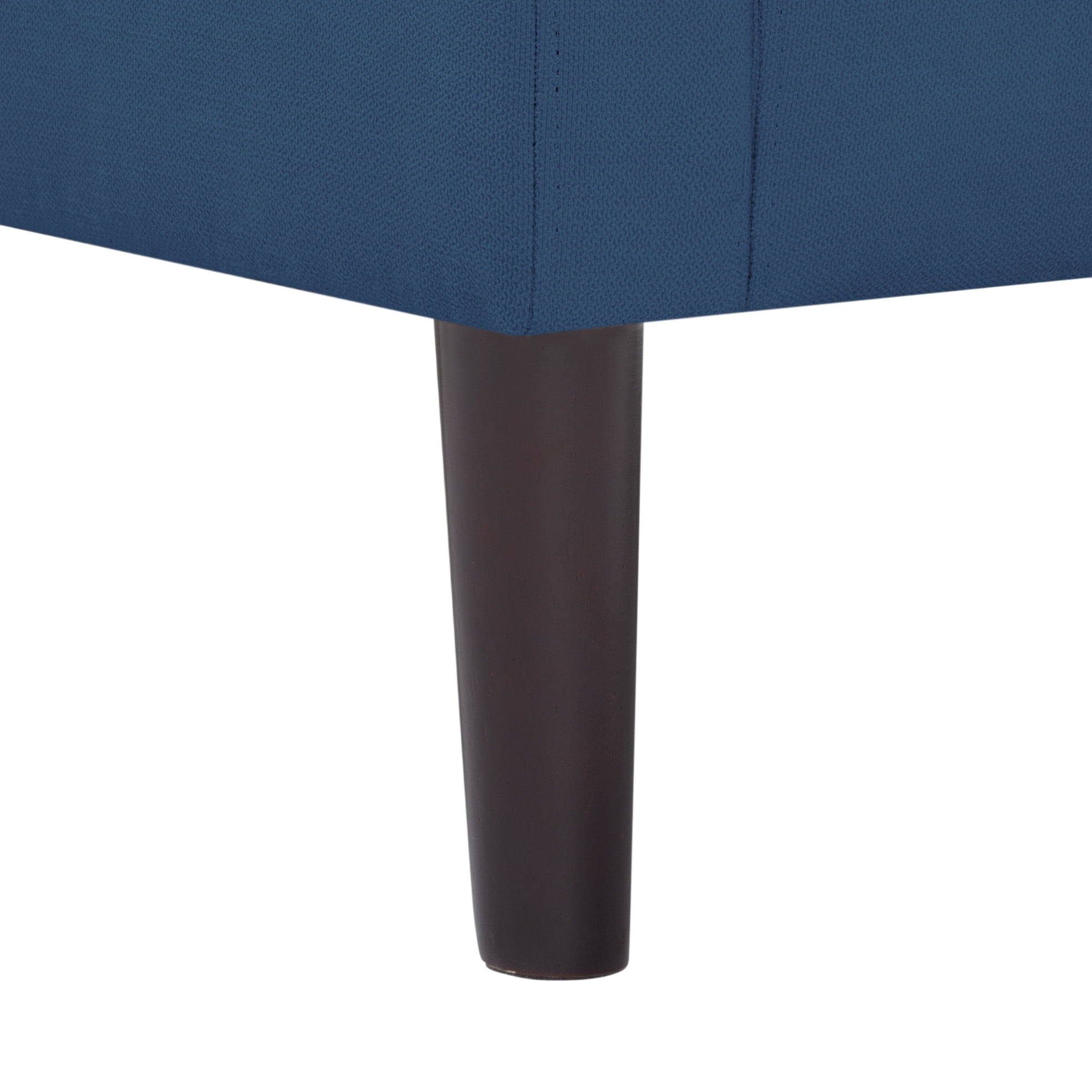 BSHTI 51.2" Modern Loveseat for Small Spaces, Linen Bled Upholstery, Ergonomic Loveseat with Removable Cushions & Solid Wood Legs, Navy Blue