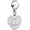 intial D, variant on Initial Letter A-Z Alphabet Heart Charms for Jewelry Bracelet Keychain Necklace Initial Stainless steel Clasp Clip on Charm[x6280]