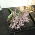 thumbnail image 4 of Planta de Hojas Artificiales, Hojas de Seda Decorativas, Diseño de Color Verde Vibrante, Decoración para Bodas, Restaurantes, Hoteles, Museos, San Valentín y Navidad, 32,5 Cm de Largo., 4 of 4