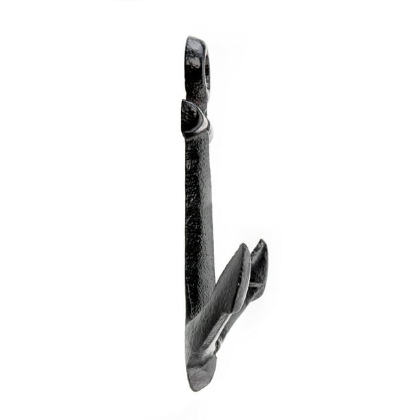 Zimtown Cast Iron Sharp Large Anchor Hook Black 