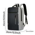 thumbnail image 3 of TIREOW Women Men Business Backpack Laptop Backpack Travel Airline Approved Carry On Bags for Airplanes Gym Bag Business Daypacks College Travel Daypack, 3 of 9
