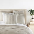 thumbnail image 4 of 2-Pack Decor Throw Pillows in Cotton Slub Antique Floral and Acrylic Knit by Comfort Canopy, 4 of 10