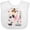 AA-White, variant on Inktastic Ballerina I Love Ballet Dance Girls Baby Bib
