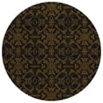 thumbnail image 2 of Addison Rugs Chantille Indoor/Outdoor Transitional Medallions Brown Washable Round Rug, 8' x 8', 2 of 6