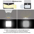 thumbnail image 4 of Outdoor Solar Lights,[2 Pack] 208 Led Outdoor Solar Lights With Motion Sensor,270° Lighting Angle Solar Spotlight, 4 of 5