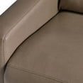 thumbnail image 5 of Better Homes & Gardens Modern Farmhouse Swivel Glider Recliner, Taupe Faux Leather, 5 of 15