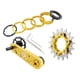 thumbnail image 1 of Juego de piñones de cassette de una para bicicleta, ajustador de conversión de piñón tensor de cadena de bicicleta para accesorios 13T / Dorado 17T Sunnimix Tensor de cadena de bicicleta, 1 of 8