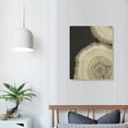 thumbnail image 3 of JEUXUS  Vintage Wood Tree Ring Canvas Wall Art Abstract Nature Wilderness Contemporary Minimal Arftwork for Bathroom Bedroom Living Room Ready to Hang, 3 of 4