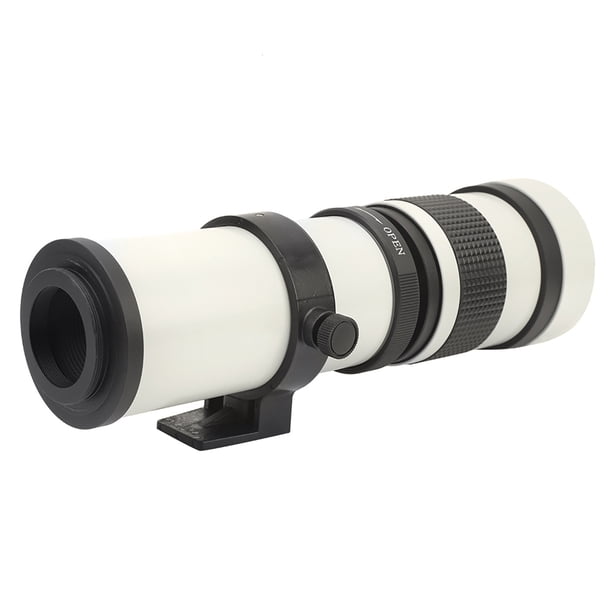 420800mm F/8316 Teleobjetivo con Zoom Manual de Lente Enfoque Manual Zoom de Aumento 2X Fotografía de Larga Distancia para Cámara Canon con Montura EF(Blanco) Unbranded 2214200103211