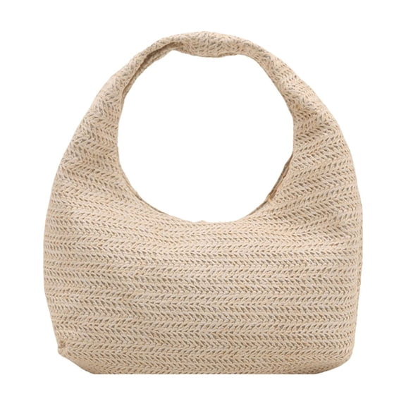 Taicans Straw Woven Handbag for Women,Wicker Shoulder Bag with Handle,Summer Beach Tote Bag,Large Capacity Crossbody Bag,Natural Beige Woven Purse for Daily Use‌