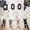 thumbnail image 4 of Dog Theme Balloons - 6th Dog Birthday Party Decorations, 40 Inches Number 9 Foil Balloons, Paw and Bone Balloons, WOOF Letter Balloons, Paw Prints Stickers for Pet Kids Dog Birthday Party Supplies, 4 of 7