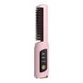 thumbnail image 3 of 3Pcs Wireless Hair Straightener Comb under $5! Yannianjz Wireless Hair Straightener Comb, Negative Ion Straightening Brush with USB Charging, Portable Curling Iron and Straightener for Travel, 3 of 9