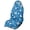 Blue Tie Dye Egg Butterfly, variant on POLERO Front Seat Cover Machine Washable Plush Microfiber, Compatible with Van Truck Seat, for Cars Trucks SUVs, Neon Flame Tiger
