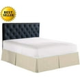 thumbnail image 2 of Elegant Comfort1500 Series Wrinkle & Fade Resistant Bed Skirt / Dust Ruffle - Pleated Tailored 14inch Drop, Queen, Cream, 2 of 2