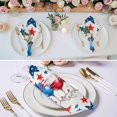 thumbnail image 3 of Patriotic 250th Cloth Napkins, Anniversary Red Blue American Veteran Day Washable and Reusable Dinner Napkins Set of 8, Table Napkin for Kitchen Party Birthday Wedding Hotel Housewarming 20"x20", 3 of 9