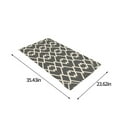thumbnail image 3 of Gallickan Area Rug, 15.7"x23.6" Black Retro Entryway Rug Non-Slip Small Rug, Soft Low-Pile Washable Indoor Door Mat Floor Carpet for Entrance Bedroom Kitchen Bathroom, Brown, 3 of 8