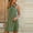 Green Womens Summer Dress, variant on Women Summer Metal Halter Neck Mini Dress Solid Bohemian Beach Dresses Strapless Flowy Summer Party Short Sun Dress