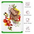 thumbnail image 2 of Plastic Cutting Boards for Kitchen - Large 18 x 12 Inch Rubber Cutting Board with Juice Grooves, Non-Slip, Dishwasher Safe Cutting Boards - Thick, Durable Carving and Cutting Board for Meat, 2 of 6