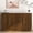 Walnut, variant on UZUGUL Black 4-Door Sideboard, Fluted Concave Grooves, Gold Handles, Adjustable Shelves, Modern Luxury, for Dining Room