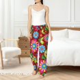 thumbnail image 4 of Balery Vector Mexican Otomi Style Bright Pantalones de pijama para mujer, pijamas ultraligeros, pantalones de estar por casa-3X-Large, 4 of 6