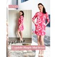 thumbnail image 4 of Vestido LUYAA para invitados a la boda, rosa intenso, miniverano, con bolsillos, 4 of 6