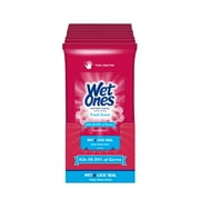 Wet Ones Antibacterial Hand Wipes Travel Pack, 20 Count (Pack of 10)