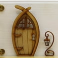 thumbnail image 3 of Bobasndm Playhouse Decoration Door Self-Assembly 1 Set Artificial Mini Ladder Fence Fairy Door Micro Landscape Creative for Dollhouse, 3 of 7