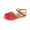 Red, variant on Women's Platform Wedge Sandals Closed Toe Espadrilles Wedges Comfortable Summer Wedge Shoes Non-Slip Low Wedge Heel Work Summer Dressy 2026 Shoes Black 8 Wide