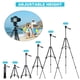 thumbnail image 4 of Trípode para teléfono de 55", PHOPIK trípode extensible de aluminio con obturador, bolsa de transporte, compatible con iPhone/Android/cámara deportiva, perfecto para grabación de vídeo/selfies/transmi, 4 of 5