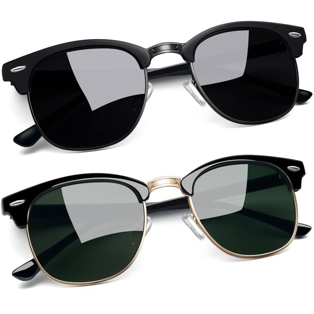 Gafas de Sol Joopin Negro y Verde Polarizadas UV400 Unisex