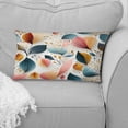 thumbnail image 2 of Designart "Floral Pattern In Botanical Pastel Colors I" Botanical Printed Throw Pillow, 2 of 5