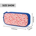 thumbnail image 3 of Uemuo Cute Mushroom1 Printed Pencil Pen Case, Portable Pencil Pouch with Zipper, Compact Stationery Bag Makeup Bag, Pencil Bag for Home Office, 3 of 9