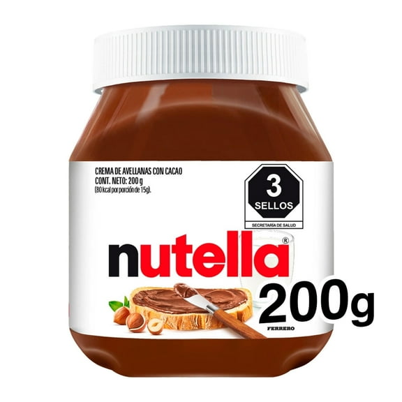Crema de avellanas Nutella con cacao 200 g