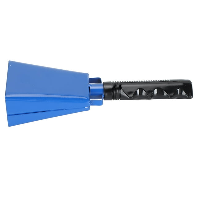 Cow Bell Noise Maker with Handle, Handheld Cowbell Cheering Bell for Sporting Event Football Games Party Concert, Hand Chimes Percussion Musical Instruments