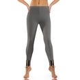 thumbnail image 4 of FRSASU Yoga Leggings for Women High Waisted Workout Soft Stretchy Tummy Control Running Pilates Lace up Fitness Pants Dark Gray-A, 4 of 8