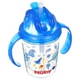 thumbnail image 4 of Nuby FlipNSip Silicone Straw Cup with Handles, Blue, 4 of 5