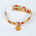 thumbnail image 4 of Collar Para Mascotas Con Frutas, Collar Con Lazo De Color Liso, Collar Para Gatos, Collar Con Cascabel Para Tu Gatito O Perrito, 4 of 5