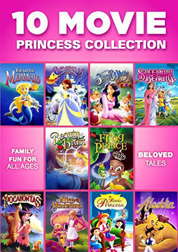 Universal Studios 10 Movie Princess Collection (DVD) - Walmart.com