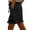 #508-Black, variant on TaTaai Women's High Waist Elastic Drawstring Waistband Shorts with Pockets Casual Fashion Soft Comfortable All-Season Daily Wear Bottoms Gift
