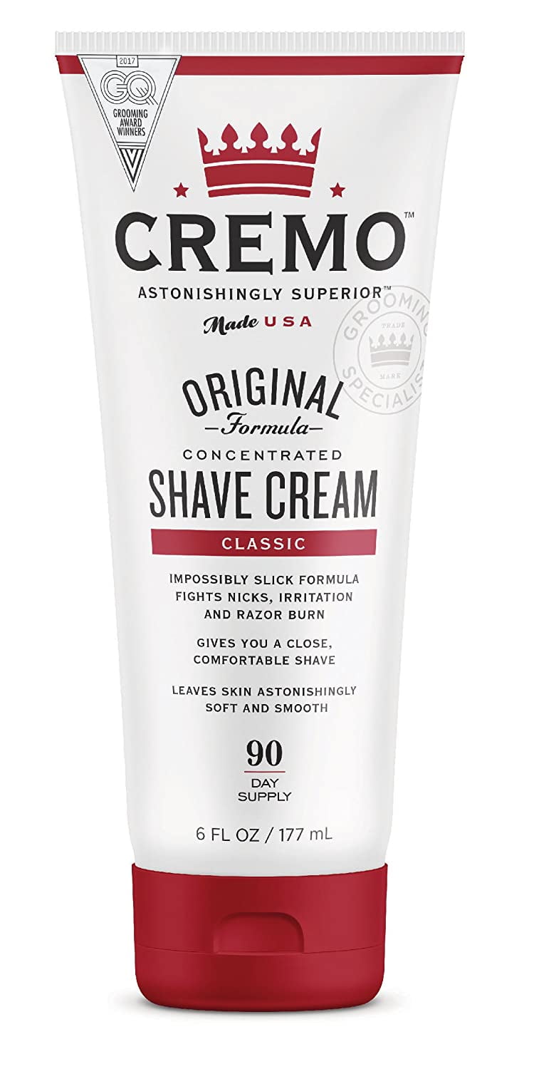 Cremo Original Shave Cream, Astonishingly Superior Smooth Shaving Cream Fights Nicks, Cuts And Razor Burn, 6 Ounces