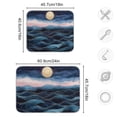 thumbnail image 5 of Yayeee Dish Drying Mat for Kitchen Counter Ultra Absorbent Easy Clean Pad 18x16", Ocean Waves, 5 of 7