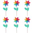 thumbnail image 1 of Molinete de plástico para molino de viento, 10 Uds., enchufe de jardín, mango de madera, jardín, césped, fiesta, jardín de infantes, decoración al aire libre, accesorios de fotografía Adepaton HFP-0508, 1 of 8