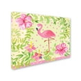 thumbnail image 2 of Trademark Fine Art 'Flamingo Dance I' Canvas Art by Farida Zaman, 2 of 3