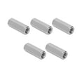 5Pcs Hex Coupling Nut, 304 Stainless Steel Easy Assembly M10 Connector