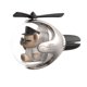 thumbnail image 1 of Aromaterapia De Salida De Aire Del Coche Ambientador para coche Bear Flight Ball Salida de aire Adorno de aromaterapia (Rojo + Plata) Likrtyny  Accesorios para autos y motos, 1 of 9