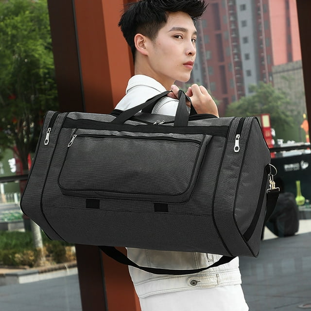 Fiudx Mochila de Gran Capacidad, Versátil Compañera de Viaje, Impermeable y Elegante, con Separación Entre Humedad y Sequedad, Ideal para Viajes Cortos, Ideal para Gimnasio, para Hombre y Mujer, 60 X