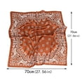 thumbnail image 3 of Fimkaul Womens Scarf Spring Prints Satin Cashew Flower Prints Square Summer Winter Fall Shawl Wraps Scarfs, 3 of 3